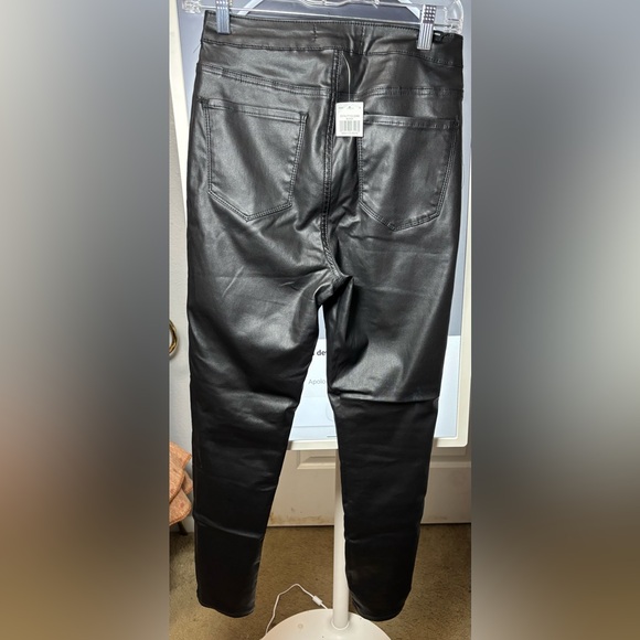 Almost Famous Faux Leather Pants Please see Notes - Picture 2 of 8